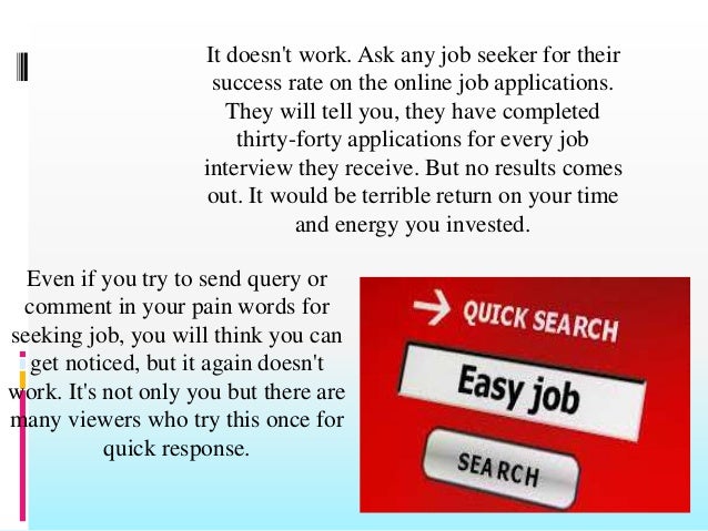 online applications are waste of time quick easy online job applications