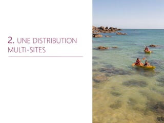 2. UNE DISTRIBUTION
MULTI-SITES
 
