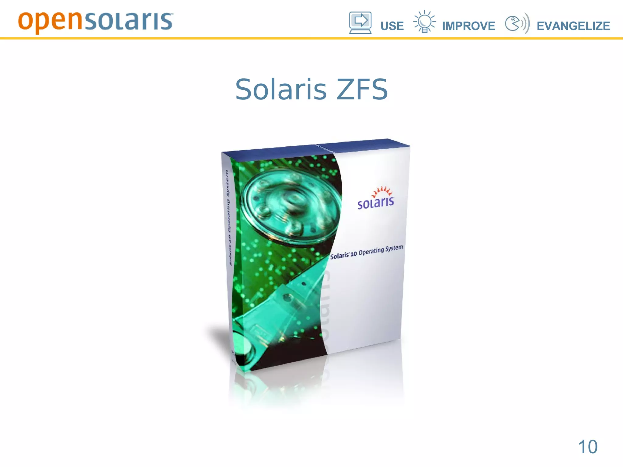 Solaris ZFS 