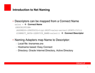 Presentation oracle net services | PDF