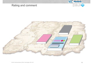 Rating and comment




© W3C Germany/Austria & PAUX Technologies, APE 2012   85
 