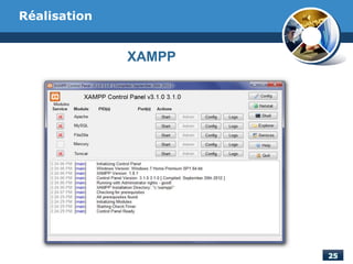 XAMPP
Réalisation
 
