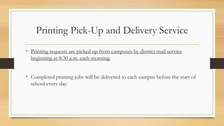 Print Shop Procedures | PPTX