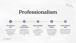 Richard Pizzuti on The Importance of Professionalism in Remote Work ...