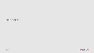 Financials
April 28,
2016
 