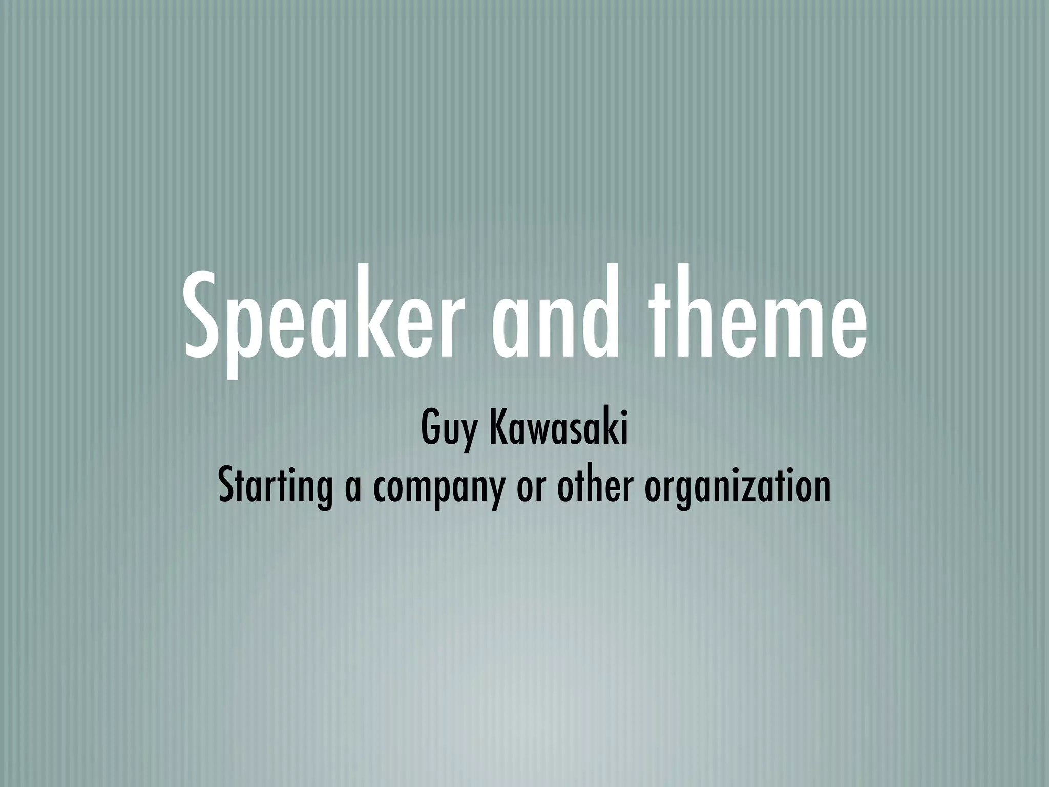 Presentation review workshop