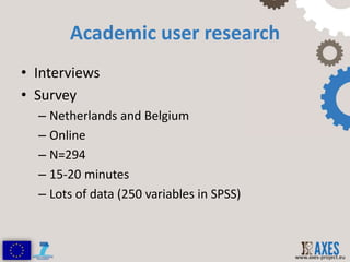 Mapping the use of digital sources amongst Humanities scholars in the Netherlands