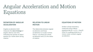 Rotational Dynamics-Physics for Middle School | PDF