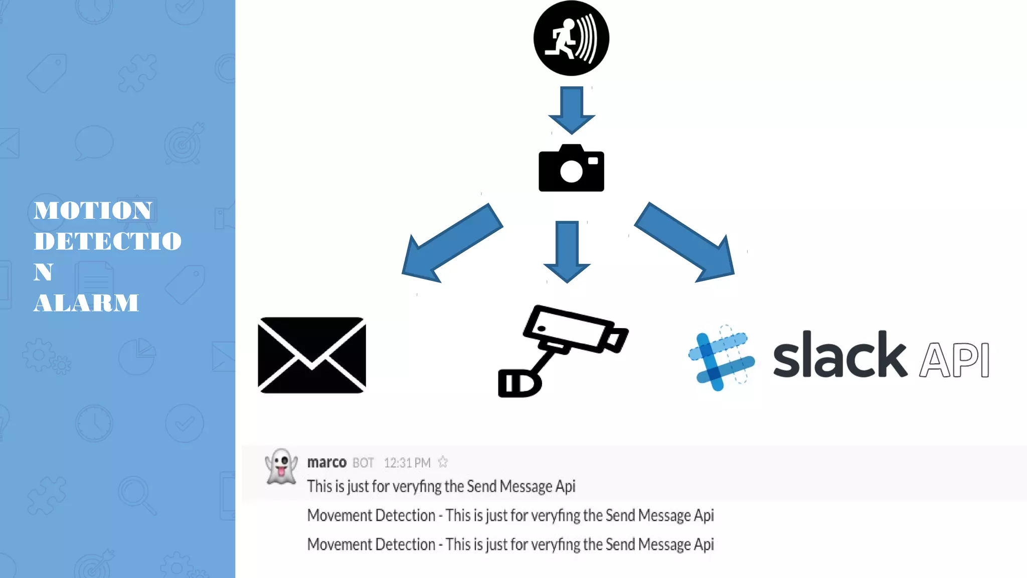 MOTION DETECTIO N ALARM 