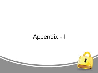 Appendix - I

25

 