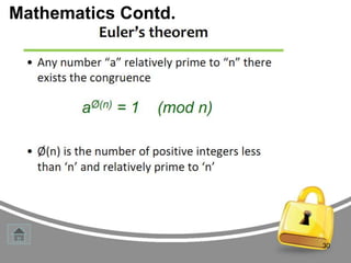 Mathematics Contd.

30

 
