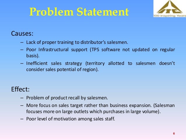 presentation sales distribution at itc