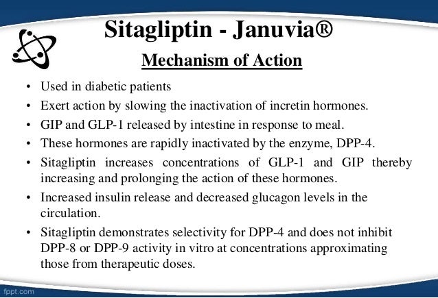 Presentation sitagliptin