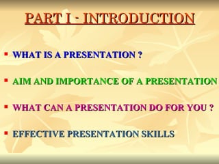 Presentation  Skills
