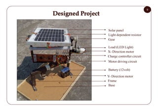 Design And Construction Of Automatic Dual Axis Solar Tracking System