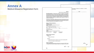 Medical Allowance Form.pdf Presentation used for the discussion of allowance | PPTX
