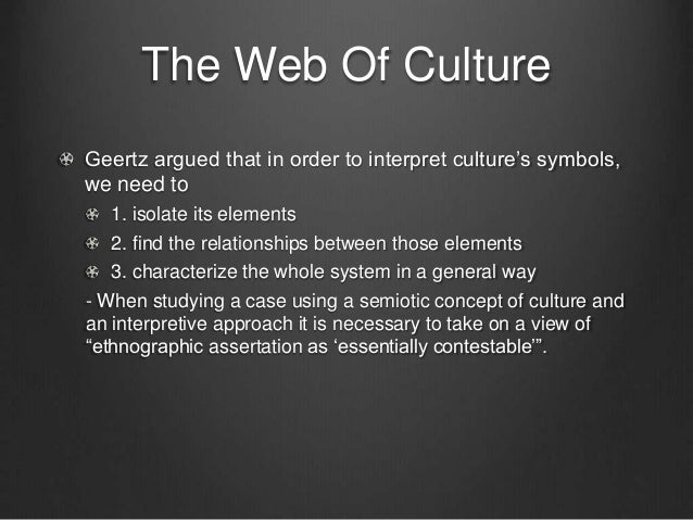 Thick description geertz example image