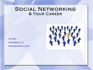 Social Networking & Your Career ,[object Object],[object Object],[object Object]