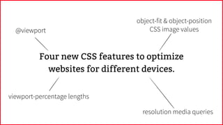 viewport-percentage lengths
 