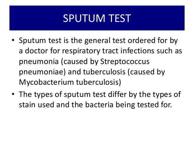 presentation sputum by gloria asantewaa sputum test