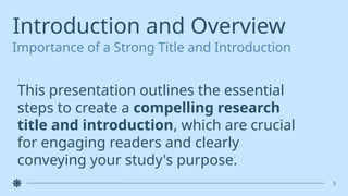 Comprehensive Guide to Crafting Effective Research Titles and ...