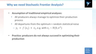 Productivity and efficiency analysis | PPTX