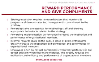 Presentation | Strategy Implementation Success Factors | PDF