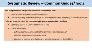 Presentation - Systematic Review - March23.pptx