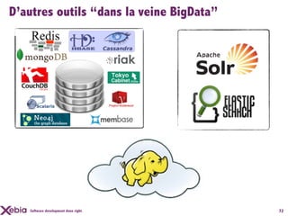 D’autres outils “dans la veine BigData”




   Software development done right.       72
 