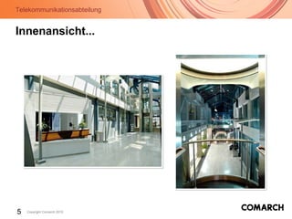 Telekommunikationsabteilung
5 Copyright Comarch 2010
Innenansicht...
 