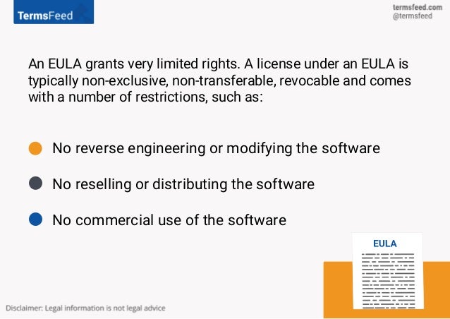 EULA vs Free Software License