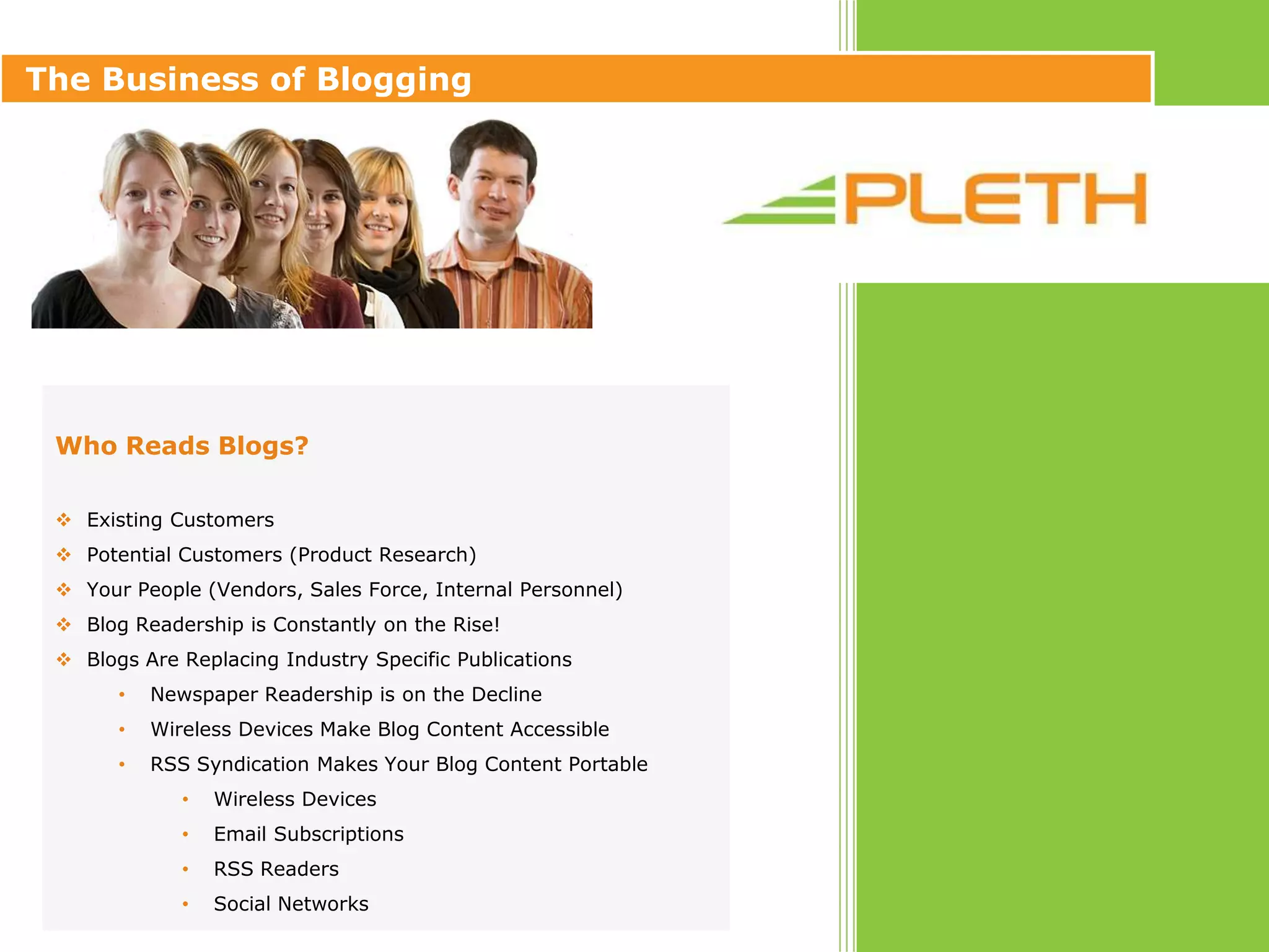 Broadcasting Your Blog (RSS, Social Media, etc.)