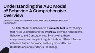 Chep Abc Model Presentation - The ABC Model of Behavior.pdf