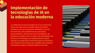 El impacto de la Inteligencia Artificial en la Educación | PDF