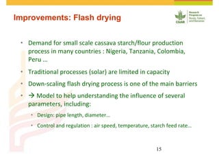 Cassava and the environment: inputs, outputs and externalities