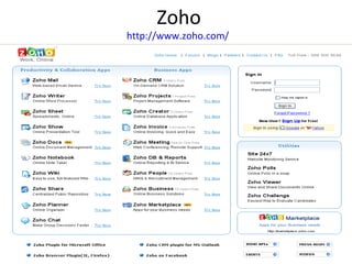 Zoho http://www.zoho.com/   