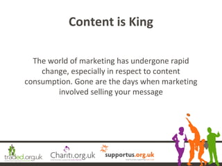 The world of marketing has undergone rapid
change, especially in respect to content
consumption. Gone are the days when ma...