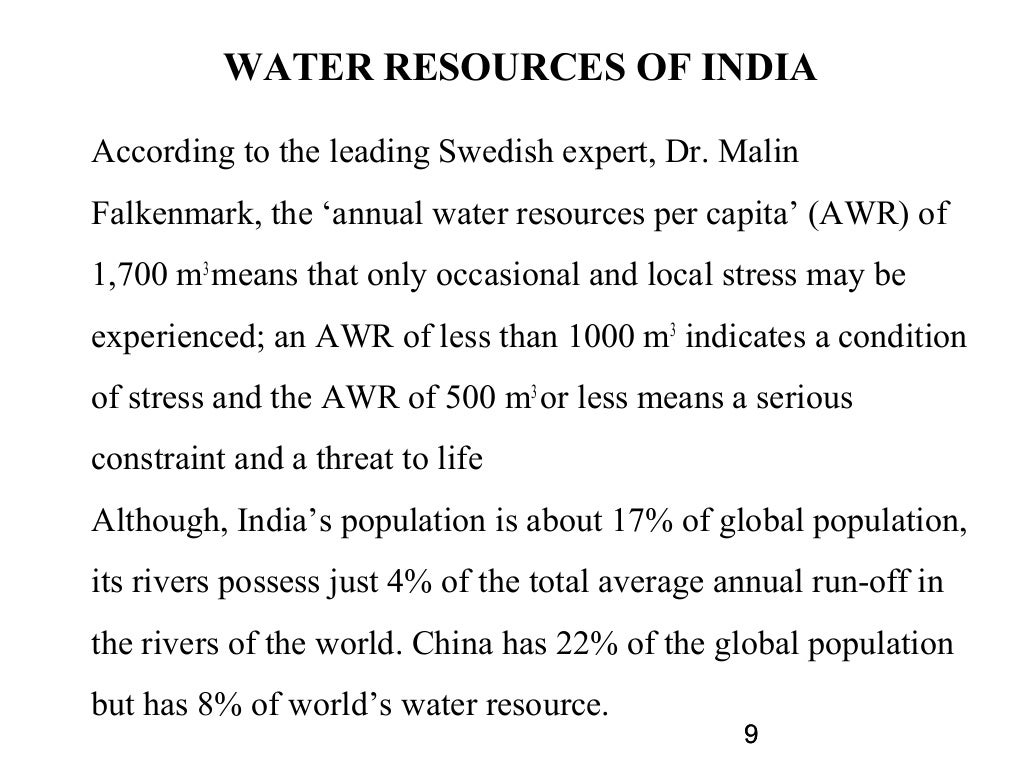 literature review of water conservation in india