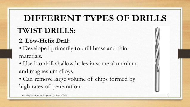 Type of drills