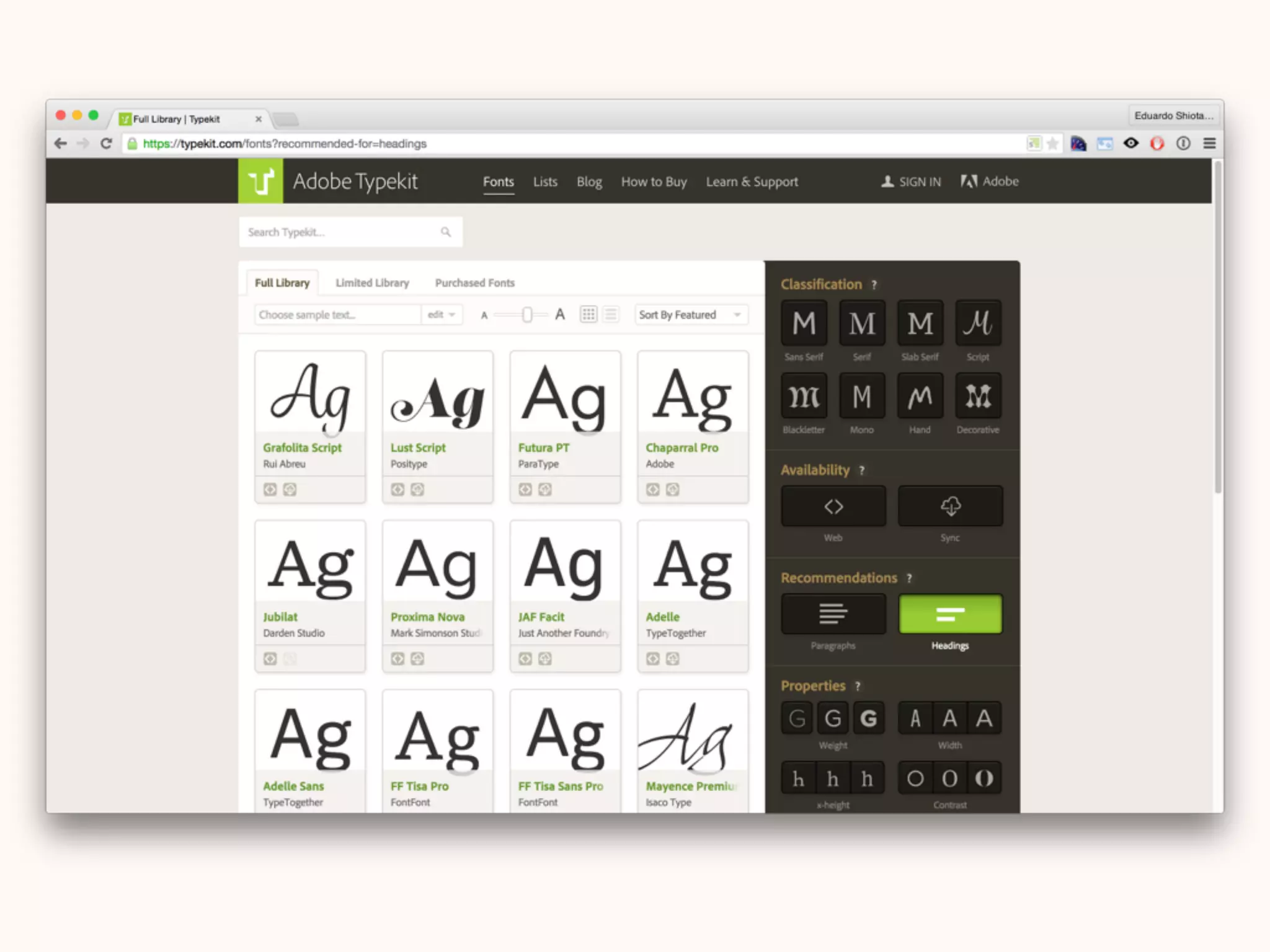 Choose a second typeface
for titles if needed. Avoid
going further than that.
 