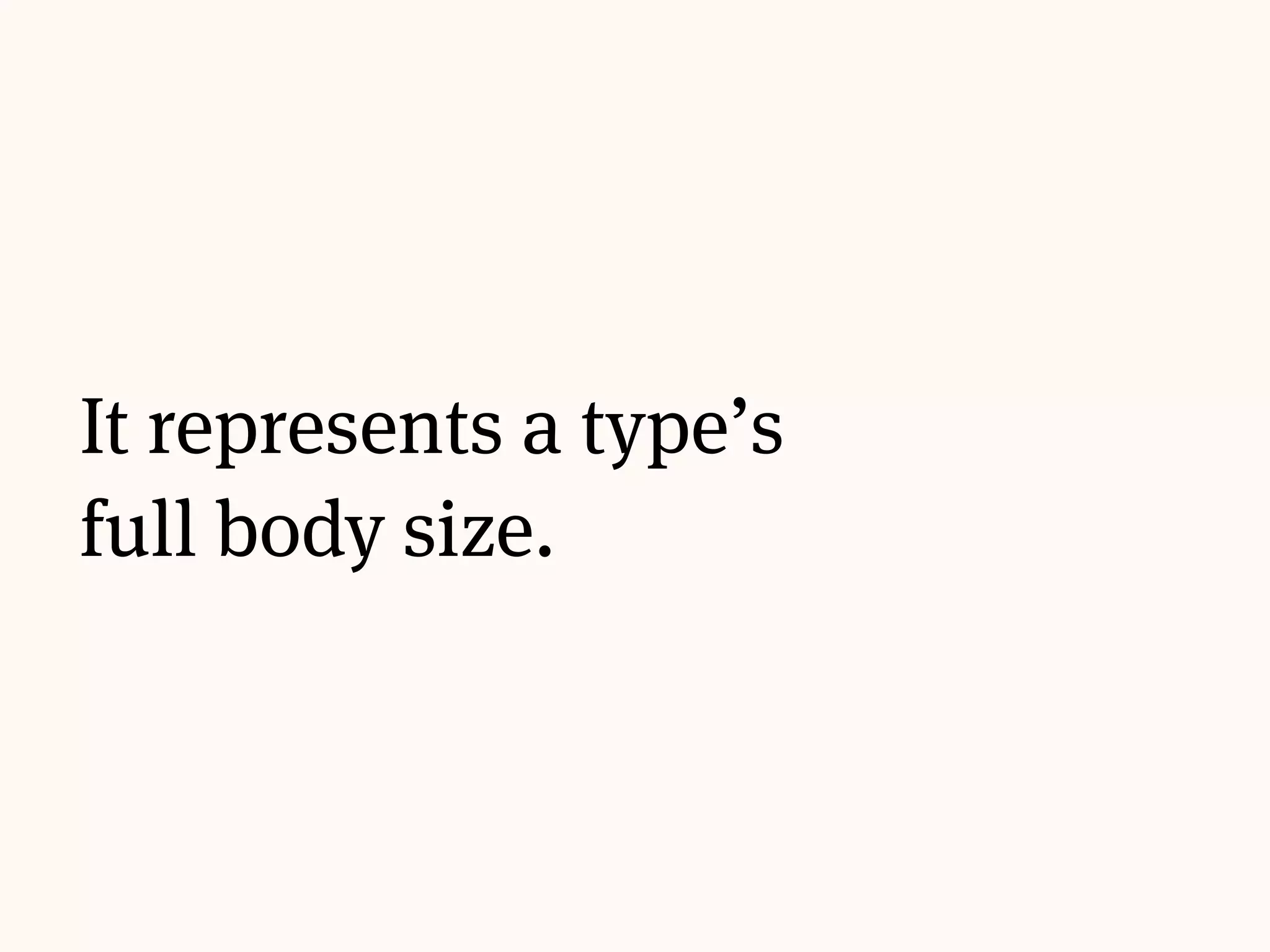 “em” is a relative unit used
since the movable types.
 