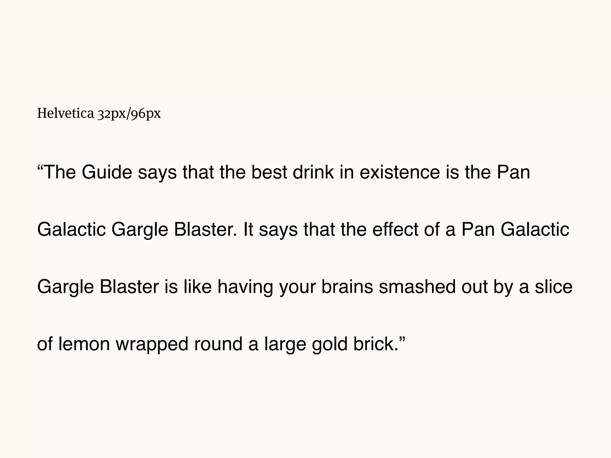 A large line height makes the
paragraph loose cohesion.
 