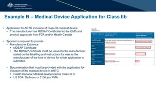 Presentation: Update from the Medical Devices Branch