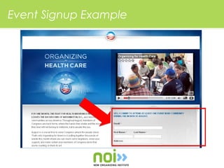 Event Signup Example
 