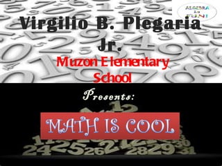 Virgilio B. Plegaria
         Jr.
    Muzon E lementary
        School
       Presents:
 