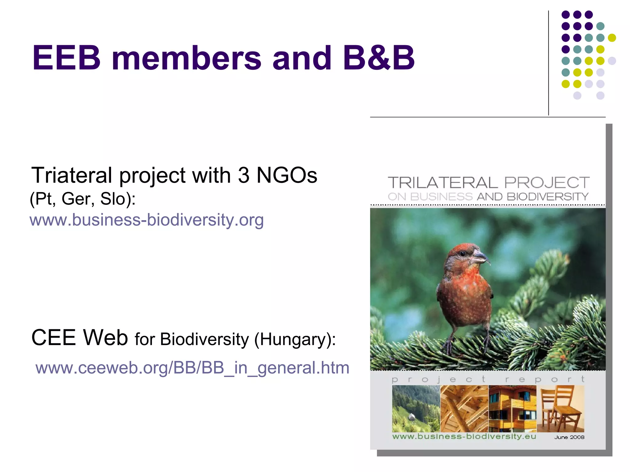 EEB and EU Biodiversity Policy - Warsaw '08