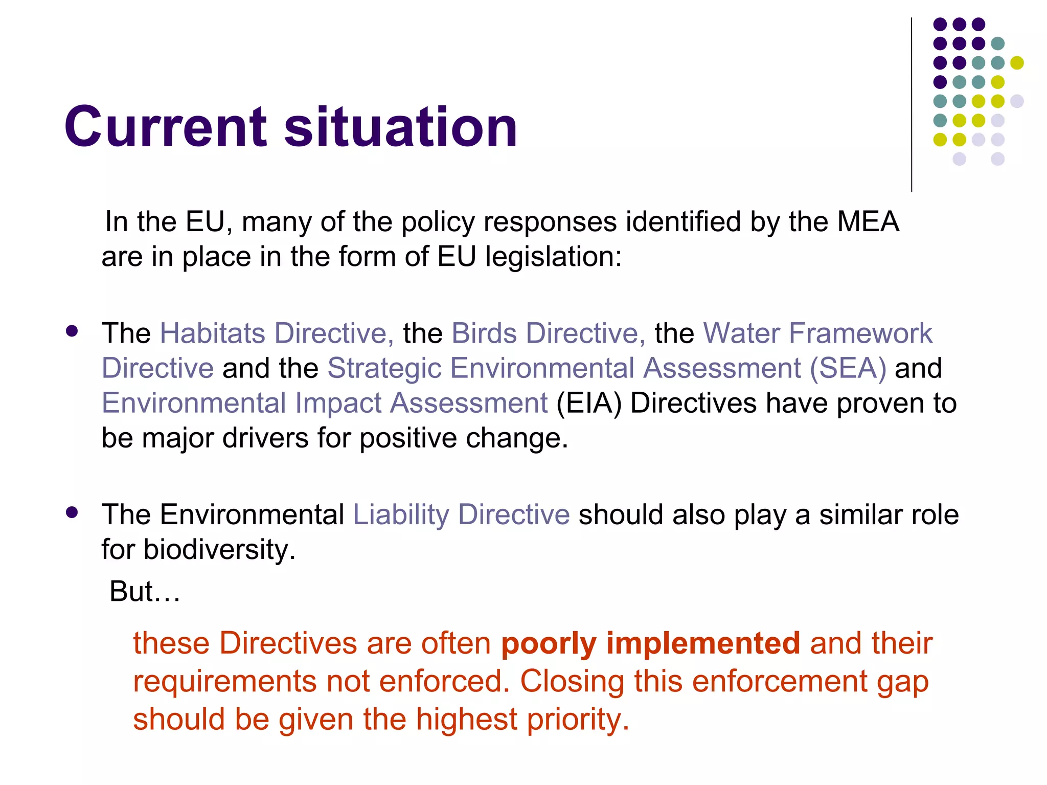 EEB and EU Biodiversity Policy - Warsaw '08