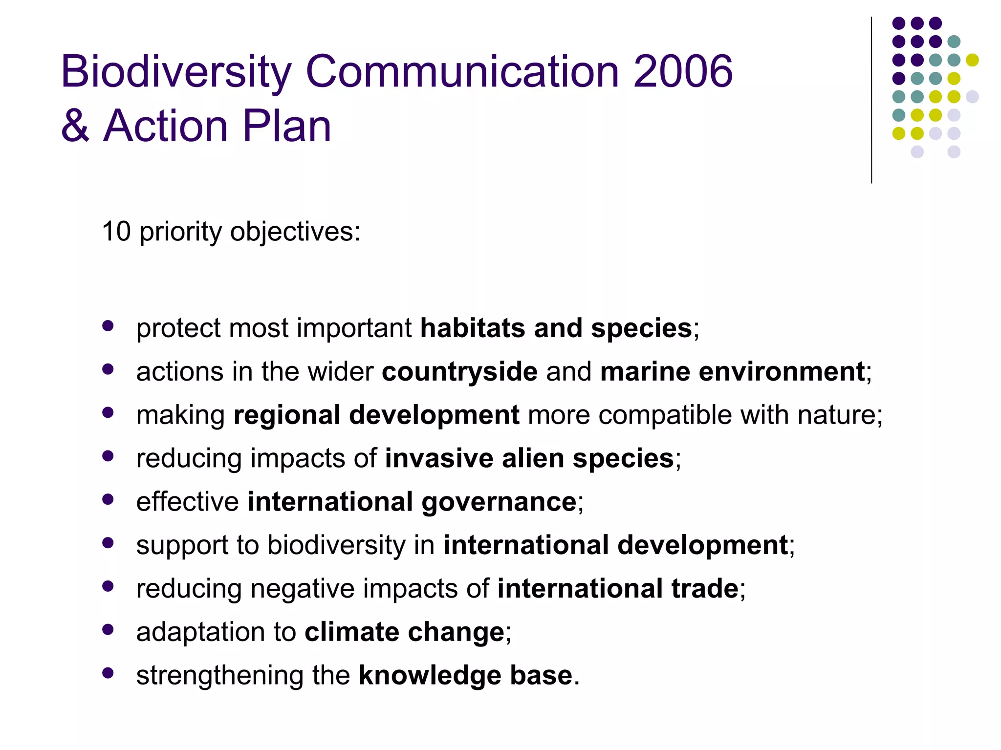 EEB and EU Biodiversity Policy - Warsaw '08