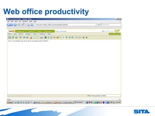 Web office productivity 
