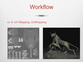 Workflow

 6. UV Mapping, UnWrapping
 